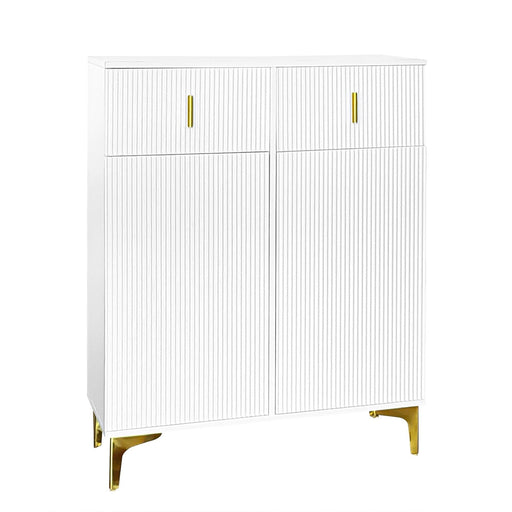 Schuhschrank mit verstellbarer Einlegeböden, 83 x 101 x 35 cm - YB - WF232628629W - 1 - yorbiy.com