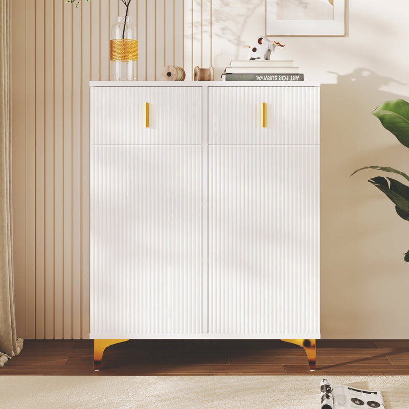 Schuhschrank mit verstellbarer Einlegeböden, 83 x 101 x 35 cm - YB - WF232628629W - 6 - yorbiy.com