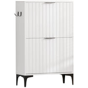 Yorbay Schuhschrank mit 2 Klappen für bis zu 12 Paar Schuhe, 94 x 60 x 23,5 cm - YW001-D066 - 1 - yorbiy.com