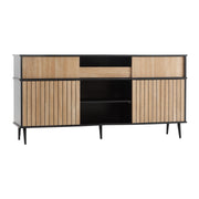 Kommode mit 4 Schiebetüren und 1 Schublade - YB - N657P19614647S - 1 - yorbiy.com