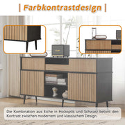 Kommode mit 4 Schiebetüren und 1 Schublade - YB - N657P19614647S - 5 - yorbiy.com