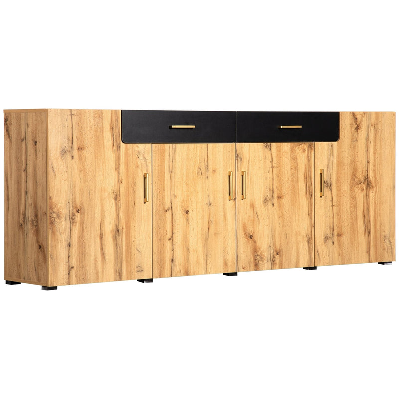 Sideboard mit 4 Türen und 2 Schubladen, 208 x 39.5 x 80 cm - YB - 297821827828EAA - 1 - yorbiy.com