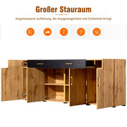 Sideboard mit 4 Türen und 2 Schubladen, 208 x 39.5 x 80 cm - YB - 297821827828EAA - 4 - yorbiy.com