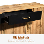 Sideboard mit 4 Türen und 2 Schubladen, 208 x 39.5 x 80 cm - YB - 297821827828EAA - 6 - yorbiy.com