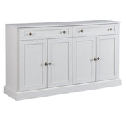 Sideboard mit 4 Türen und 2 Schubladen, 150 x 40 x 86 cm - YB - DE000003AAK - 1 - yorbiy.com
