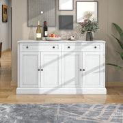 Sideboard mit 4 Türen und 2 Schubladen, 150 x 40 x 86 cm - YB - DE000003AAK - 2 - yorbiy.com