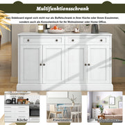 Sideboard mit 4 Türen und 2 Schubladen, 150 x 40 x 86 cm - YB - DE000003AAK - 7 - yorbiy.com