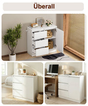 Yorbay Sideboard mit 3 Schubladen und Tür, 80,5 x 35 x 79 cm - YW011-D079 - 8 - yorbiy.com
