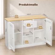 Yorbay Sideboard mit 2 Türen und 1 Schublade 108 cm - YW016-D085 - 3 - yorbiy.com