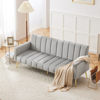Klappbares Schlafsofa aus Samt - YB-N653P260506G - 18 - yorbiy.com