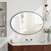 Ovaler Retro - Wandspiegel aus Eisen, 65 x 100 cm - YB - W2552P246662 - 4 - yorbiy.com