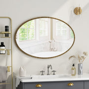 Ovaler Retro - Wandspiegel aus Eisen, 65 x 100 cm - YB - W2552P246663 - 15 - yorbiy.com