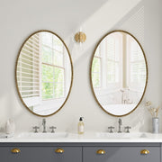 Ovaler Retro - Wandspiegel aus Eisen, 65 x 100 cm - YB - W2552P246662 - 11 - yorbiy.com
