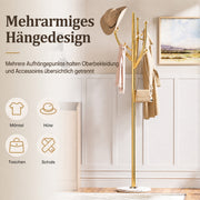 Yorbay Standgarderobe in Baumform aus Edelstahl, 178 cm, bis 50 kg - YS039-T128 - 4 - yorbiy.com