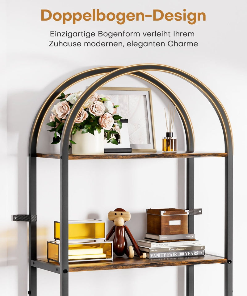 Yorbay Standregal mit 5 Ebenen und Tür - YS022-T101 - 6 - yorbiy.com