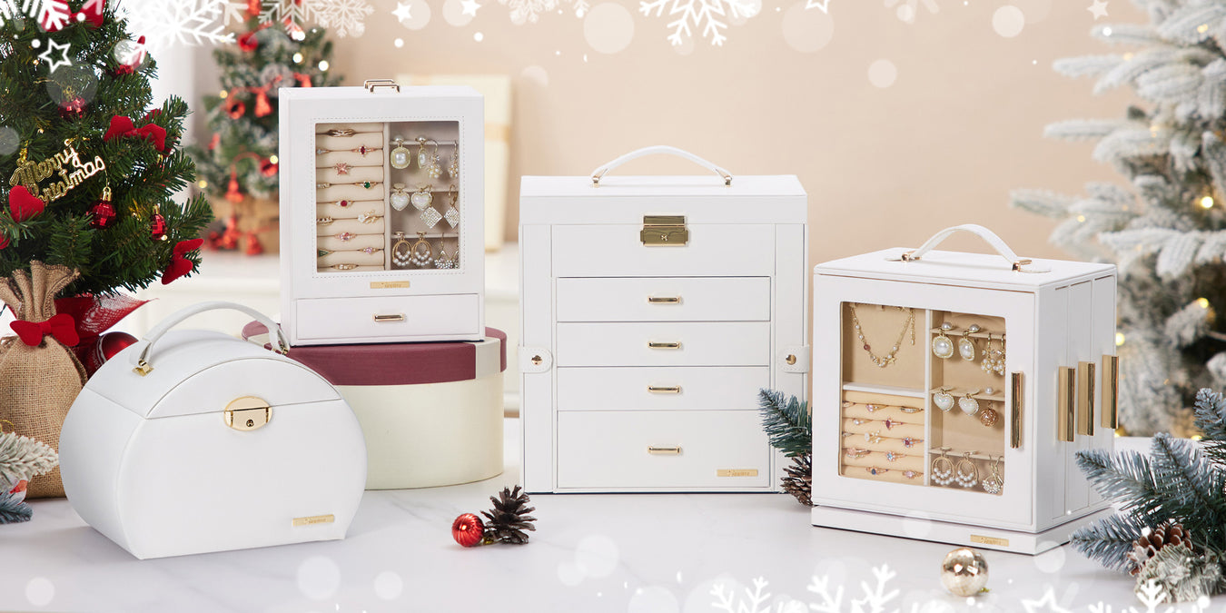 Schmuckaufbewahrung, Schmuckkoffer als Weihnachtsgeschenke