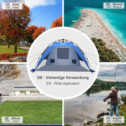 Yorbay Strandmuschel mit 50+ UV - Schutz für 2 - 3 Personen - S59A - 6 - yorbiy.com