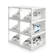 Yorbay Super transparent Schuhbox Weiß - 2xB56 - 14 - yorbiy.com