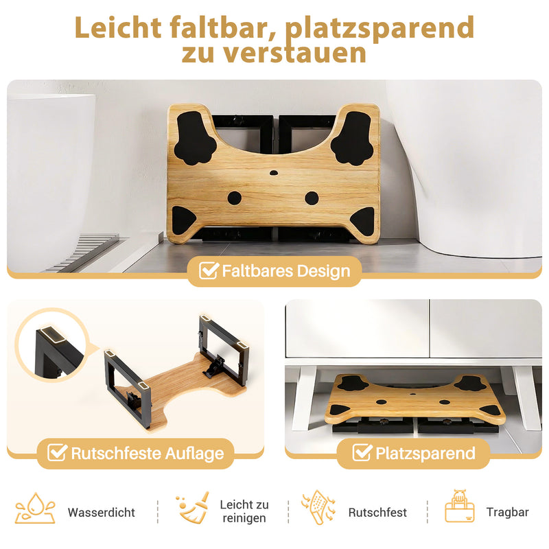 Yorbay Toilettenhocker für Kinder und Erwachsene, höhenverstellbar, klappbar - YB063-T058 - 11 - yorbiy.com