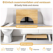 Yorbay Toilettenhocker für Kinder und Erwachsene, höhenverstellbar, klappbar - YB063 - T058 - 6 - yorbiy.com