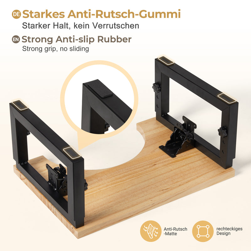 Yorbay Toilettenhocker für Kinder und Erwachsene, höhenverstellbar, klappbar - YB063 - T058 - 7 - yorbiy.com