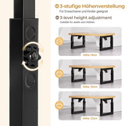 Yorbay Toilettenhocker für Kinder und Erwachsene, höhenverstellbar, klappbar - YB063 - T058 - 5 - yorbiy.com