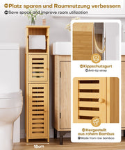 Yorbay schmaler Bambus Toilettenpapierhalter mit Stauraum - YC010-Z124 - 6 - yorbiy.com