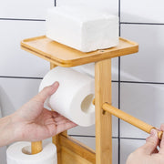 Yorbay Stand WC-Garnitur aus Bambus 09
