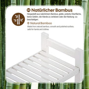 Yorbay Toilettenregal aus Bambus mit 2 Körben und 5 Haken - YB006-Z009 - 17 - yorbiy.com