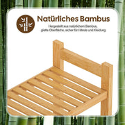 Yorbay Toilettenregal aus Bambus mit 2 Körben und 5 Haken - YB006 - Z008 - 7 - yorbiy.com