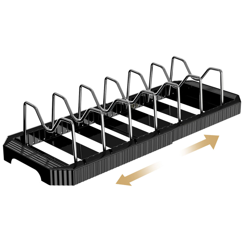 Yorbay ausziehbarer Topfdeckelhalter für bis zu 6 Töpfe oder Deckel - YB122-E022 - 10 - yorbiy.com