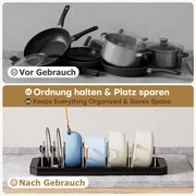 Yorbay ausziehbarer Topfdeckelhalter für bis zu 6 Töpfe oder Deckel - YB122-E022 - 16 - yorbiy.com