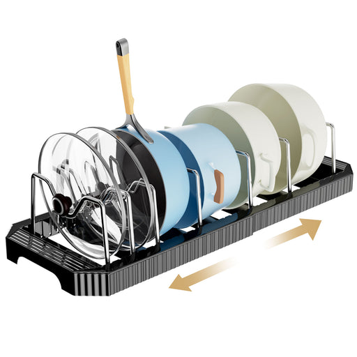 Yorbay ausziehbarer Topfdeckelhalter für bis zu 6 Töpfe oder Deckel - YB122-E023 - 20 - yorbiy.com