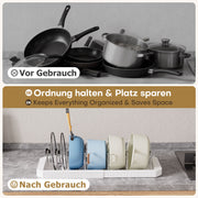 Yorbay ausziehbarer Topfdeckelhalter für bis zu 6 Töpfe oder Deckel - YB122-E022 - 4 - yorbiy.com
