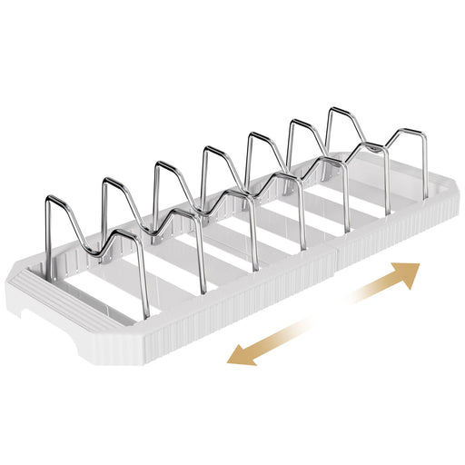 Yorbay ausziehbarer Topfdeckelhalter für bis zu 6 Töpfe oder Deckel - YB122-E022 - 1 - yorbiy.com