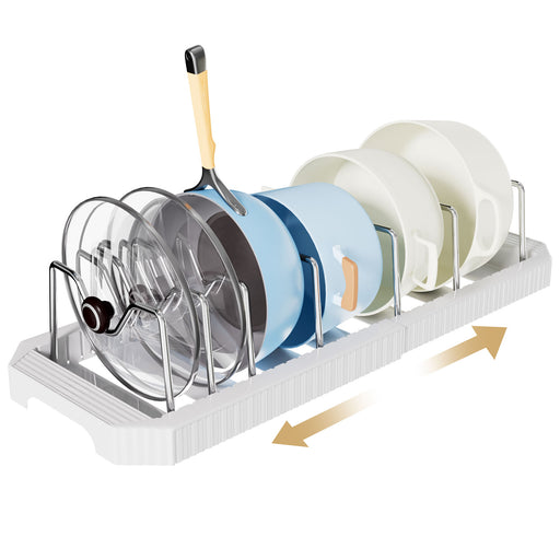 Yorbay ausziehbarer Topfdeckelhalter für bis zu 6 Töpfe oder Deckel - YB122-E022 - 13 - yorbiy.com