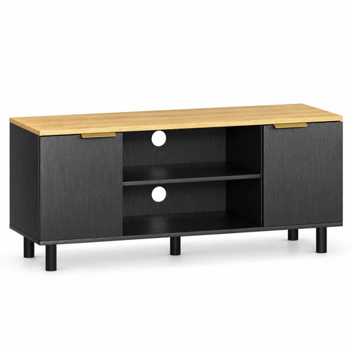 Yorbay TV Lowboard 120 cm mit offenen Fächern und Türen - YW031-D104 - 1 - yorbiy.com