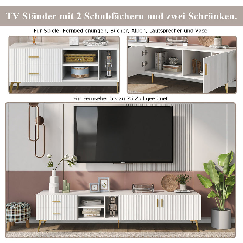 TV - Schrank für 75 - Zoll - Fernseher, 180 x 35 x 41 cm - YB - 300875876WAA - 7 - yorbiy.com