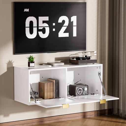 Yorbay Wand-TV-Schrank mit 2 Türen 100 cm - YW019-D088 - 2 - yorbiy.com