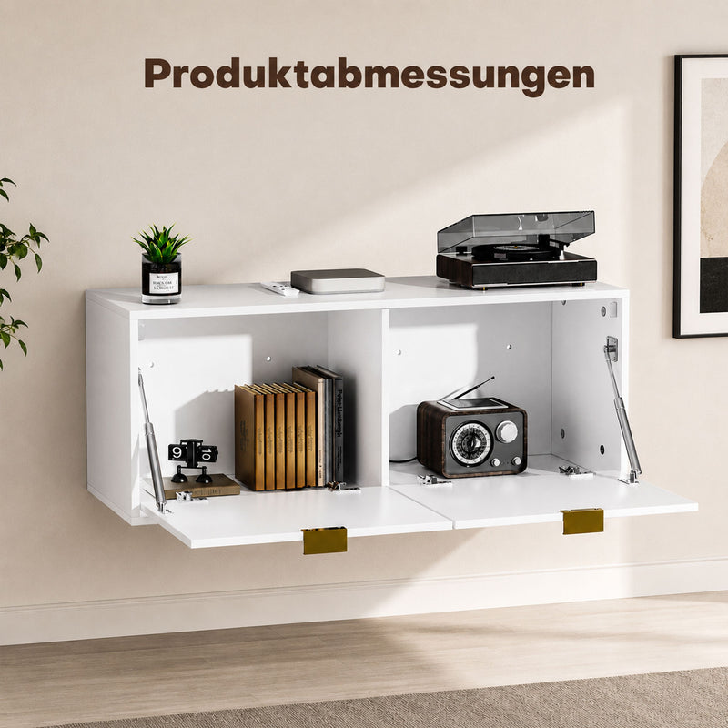 Yorbay Wand-TV-Schrank mit 2 Türen 100 cm - YW019-D088 - 3 - yorbiy.com