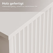 Yorbay TV - Bank mit Türen & offenen Fächern, weiß, 147 cm - YB096-D060 - 9 - yorbiy.com