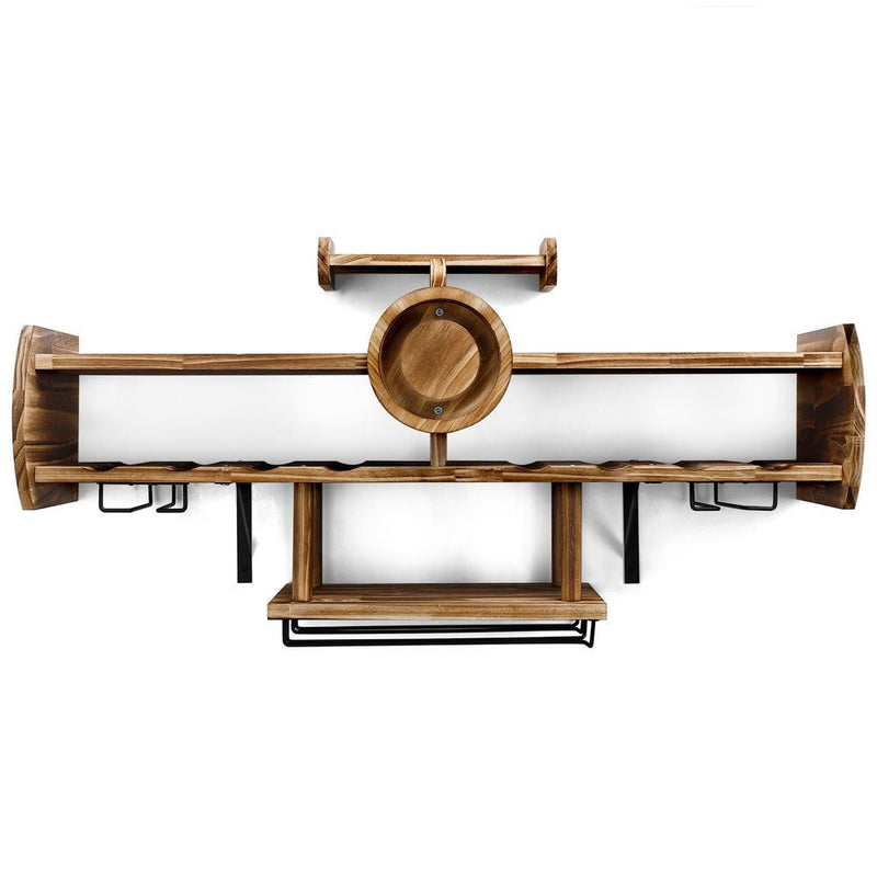 Yorbay Holz - Weinregal in Flugzeug - Design für die Wandmontage - D04 - 4 - yorbiy.com