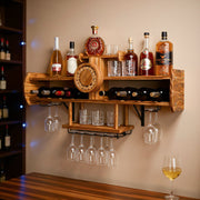 Yorbay Holz - Weinregal in Flugzeug - Design - D04 - 2 - yorbiy.com