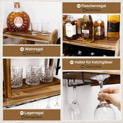Yorbay Holz - Weinregal in Flugzeug - Design für die Wandmontage - D04 - 7 - yorbiy.com