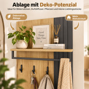 Yorbay Wandgarderobe mit Ablage und Kleiderstange - YW027-D098 - 8 - yorbiy.com