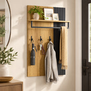 Yorbay Wandgarderobe mit Ablage und Kleiderstange - YW027-D098 - 11 - yorbiy.com