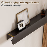 Yorbay Metall Wandgarderobe mit Ablage und 6 Haken - YM001-N001 - 6 - yorbiy.com