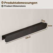 Yorbay Metall Wandgarderobe mit Ablage und 6 Haken - YM001-N001 - 3 - yorbiy.com