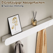 Yorbay Metall Wandgarderobe mit Ablage und 6 Haken - YM001-N002 - 12 - yorbiy.com