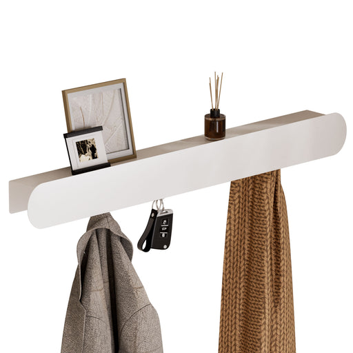 Yorbay Metall Wandgarderobe mit Ablage und 6 Haken - YM001-N002 - 8 - yorbiy.com